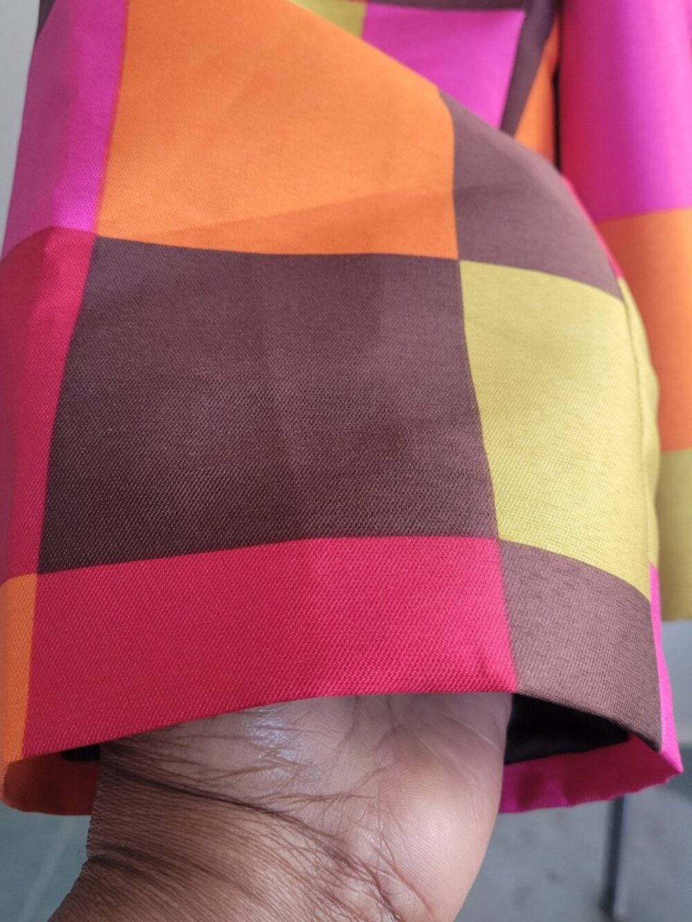 Vintage Lily & Taylor New York Paris Jacket 24W Colorblock Evening Blazer - Picture 8 of 15